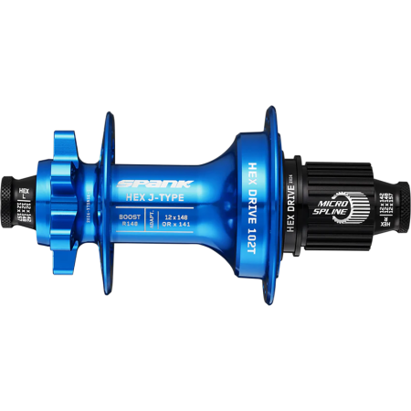 Втулка задняя SPANK HEX J-Type Boost R148 XD 32H, Blue