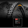 Покрышка Continental Der Baron Projekt 29"x2.4, Фолдинг, Tubeless, ProTection Apex, Skin