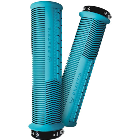  Гріпси Peaty's Monarch Grip Mushroom, Thin 30>32mm, Trail Comfort, Turquoise