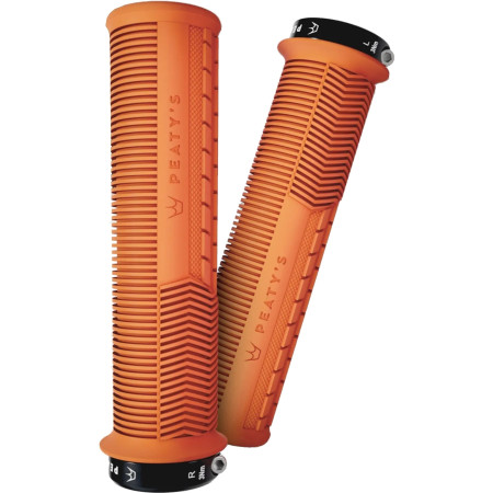 Грипсы Peaty's Monarch Grip Mushroom, Thin 30>32mm, Trail Comfort, Mango