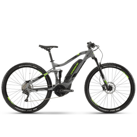 Электровелосипед Haibike SDURO FullNine 4.0, 500Wh 20 s. Deore19 HB YCS 29", рама M, серо-черно-зеленый,2019