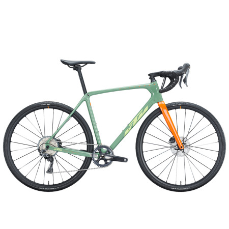 Велосипед KTM X-STRADA MASTER рама L/57, бирюзовый (оранжево-лайм), 2021 (тестовый)