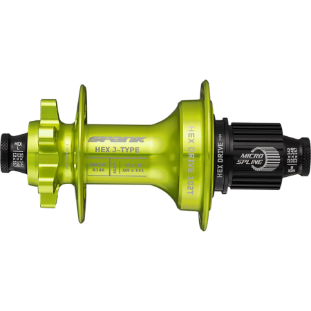 Втулка задняя SPANK HEX J-Type Boost R148 XD 32H, Green