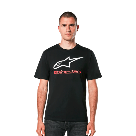 Футболка Alpinestars ALWAYS 2.0 CSF TEE BLACK/WHITE/RED, M