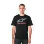  Футболка Alpinestars ALWAYS 2.0 CSF TEE BLACK/WHITE/RED, M