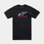  Футболка Alpinestars ALWAYS 2.0 CSF TEE BLACK/WHITE/RED, M