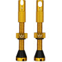 Ниппели Peaty's x Chris King Tubeless Valves, 42mm, Gold
