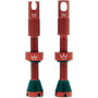 Ниппели Peaty's x Chris King Tubeless Valves, 42mm, Red
