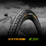 Покрышка Continental RIDE Tour Reflex, 28", 700 x 35C, 28 x 1 3/8 x 1 5/8, 37-622, Wire, ExtraPuncture Belt, 690гр., черный