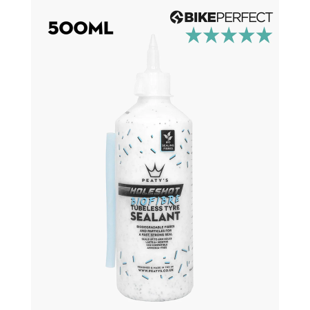 Герметик бескамерный Peaty's Holeshot BioFibre Tubeless Tyre Sealant 500ml