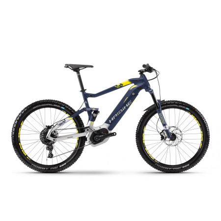 Электровелосипед Haibike SDURO FullSeven 7.0 500Wh 27,5", рама L, сине-бело-желтый, 2018