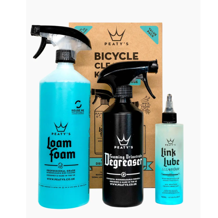 Набор для мойки Peaty's Gift Pack, шампунь 1L / дегризер 500ml / смазка цепи 120ml, All-Weather