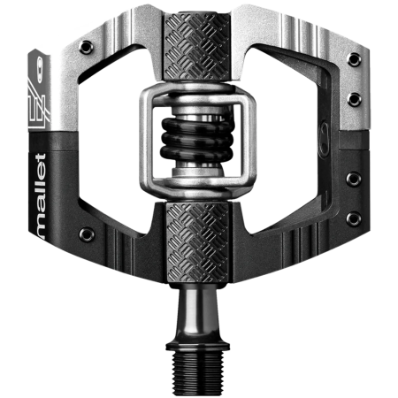 Педали Crankbrothers MALLET E LS, Silver / Black