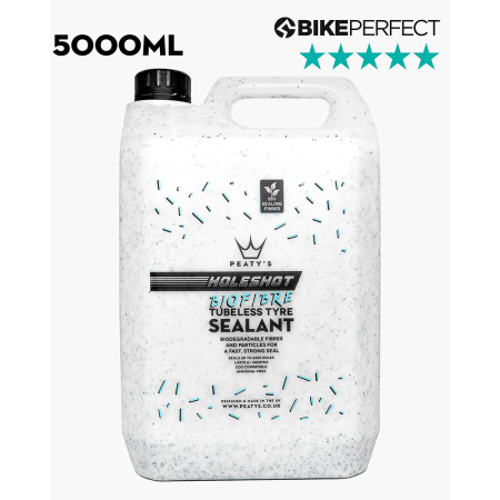 Герметик бескамерный Peaty's Holeshot BioFibre Tubeless Tyre Sealant, 5L