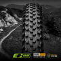 Покрышка Continental Cross King 2.3, 29"x2.30, 58-622, Foldable, PureGrip, ShieldWall System, Skin, 830гр., черный