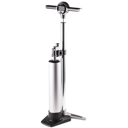 Насос напольный Crankbrothers KLIC + BURST TANK, Silver (Digital)