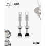 Ниппели Peaty's x Chris King Tubeless Valves, 42mm, Silver