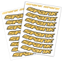 Набор наклеек на обода SPANK Decal kit, Gold
