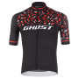 Джерсі Ghost Factory Racing, Short, XL, чорно-червоно-біле