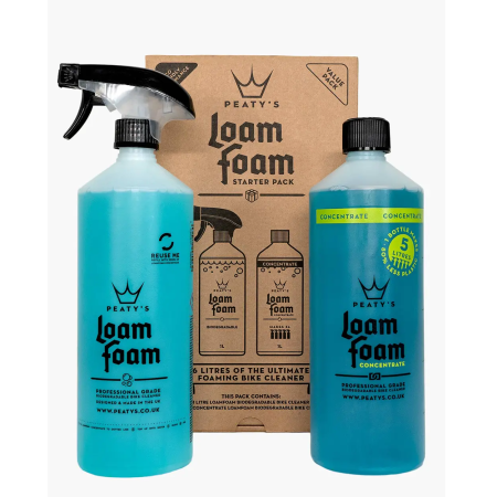 Набор для мойки Peaty's Gift Pack, Wash Degrease Lubricate Dry, шампунь 1L / шампунь концентрат 1L